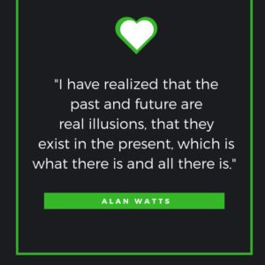 I have realized that the past and future are real illusions, that they exist in the present, which is what there is and all there is. Alan Watts